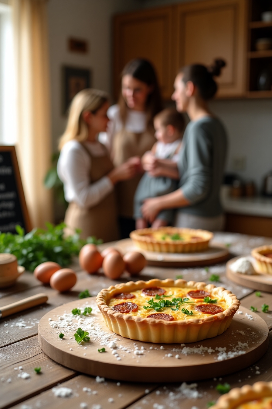 Mini Sausage Quiche Workshop